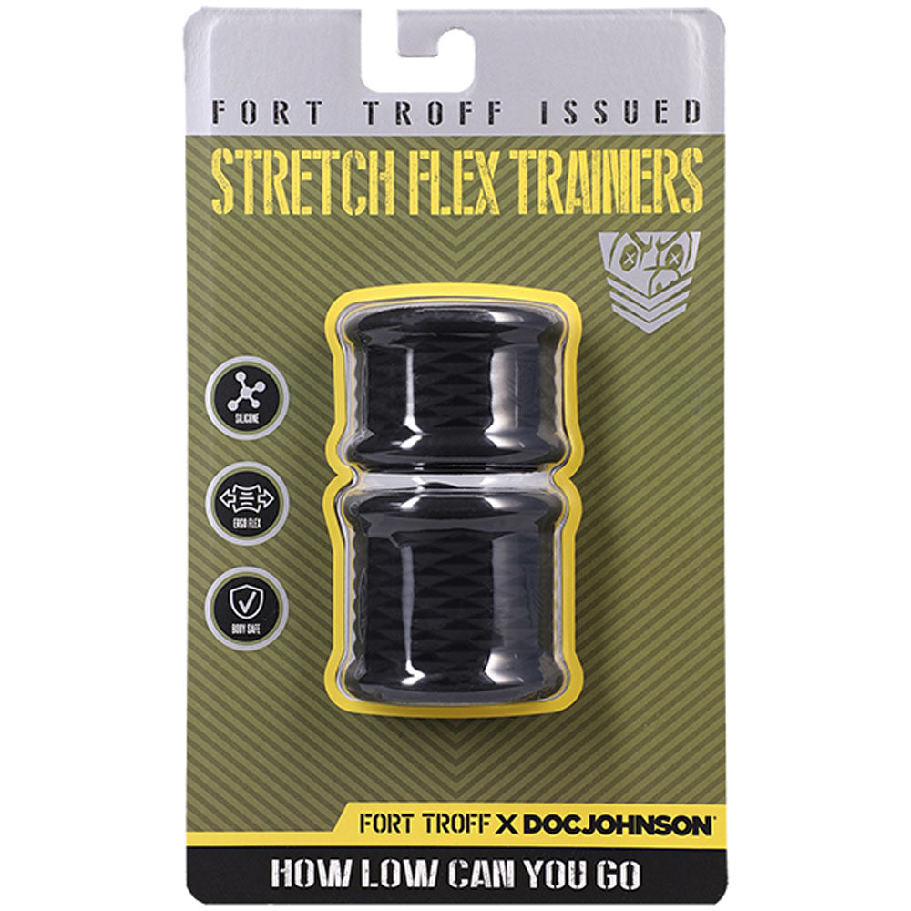 Fort Troff - Stretch Flex Trainers - Black Ball Stretchers - Set of 2 Doc Johnson