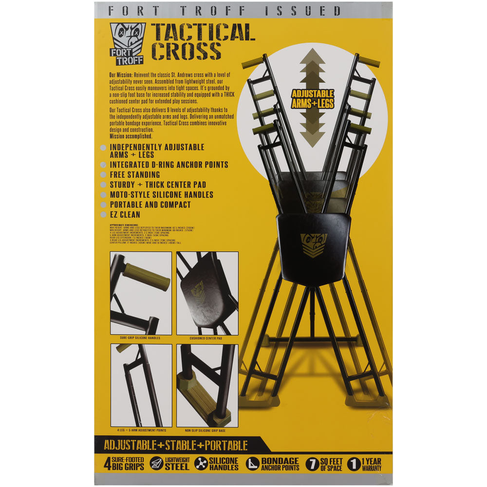Fort Troff - Tactical Cross - Adjustable Cross Restraint Doc Johnson