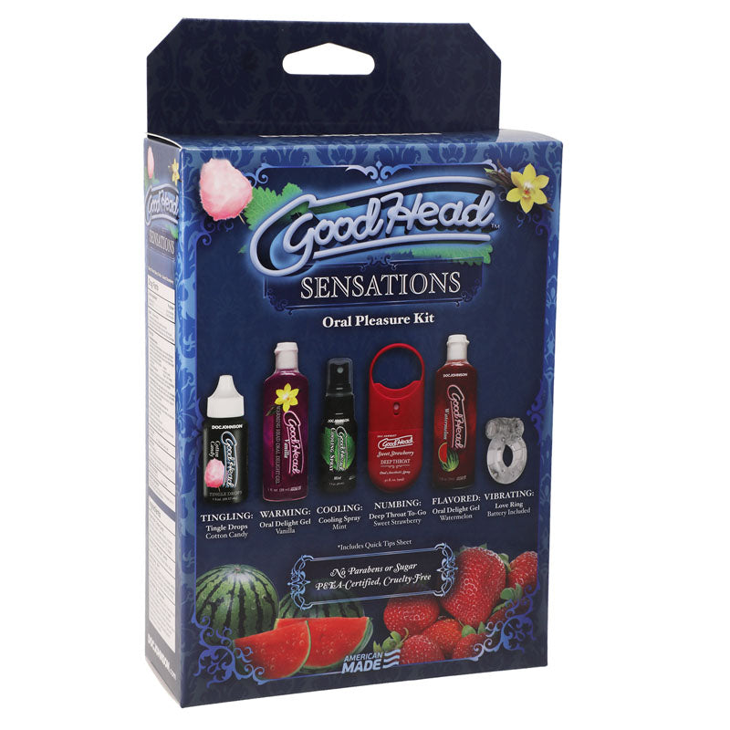 GoodHead Sensations Kit - 6 Piece Lotion Set Doc Johnson