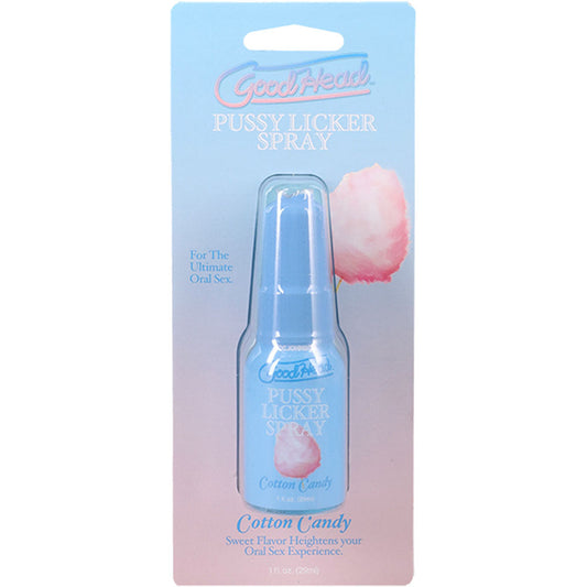 GoodHead Pussy Licker Spray - Cotton Candy - Cotton Candy Flavoured Spray - 29 ml Bottle Doc Johnson