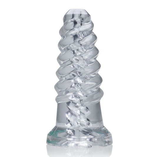 ScrewD Super Squish Corkscrew Jackoff Toy Clear OxBalls