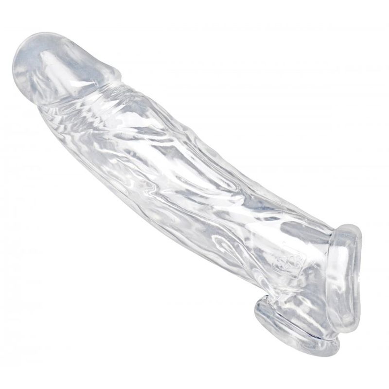 Realistic Clear Penis Enhancer and Ball Stretcher Size Matters