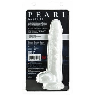 Pearl Dildo 8.5in Pearl White Addiction
