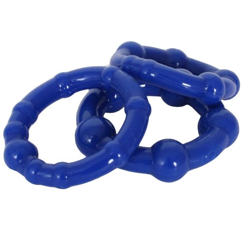 Club X Stay Hard Beaded Cockrings 3 Pack - Club X
