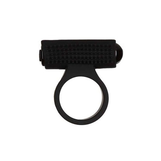 Power Bullet Cosmic Cock Ring w Bullet Black PowerBullet