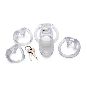Clear Captor Chastity Cage Large Master Series