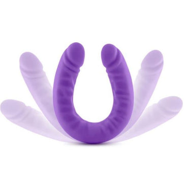 Ruse Silicone Slim 18in Purple Double Dong Ruse