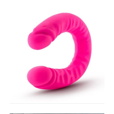Ruse Silicone Slim 18in Hot Pink Double Dong Ruse