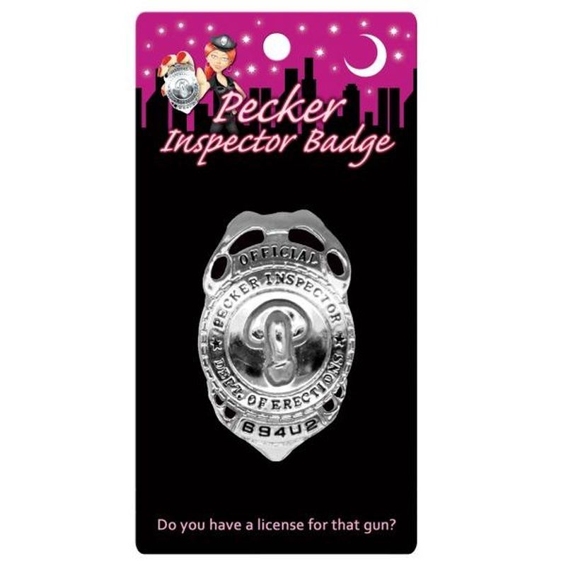 Pecker Inspector Badge Kheper Games