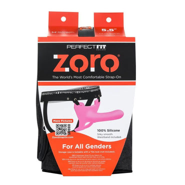 Zoro Strap-On 5.5in Pink PerfectFit