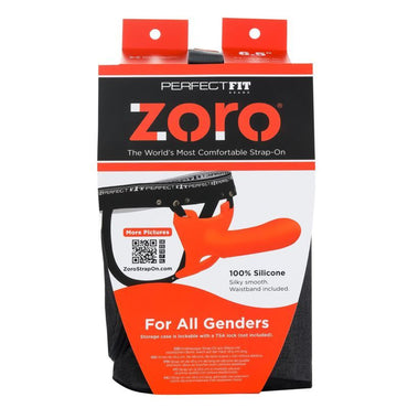 Zoro Strap-On 6.5in Orange PerfectFit