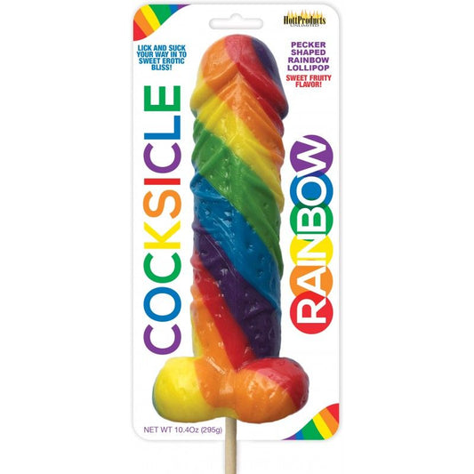 Rainbow Cocksicle Lollipop Hott Products