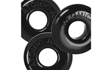 Ringer Max 3 Pc Cockring Set Black - ClubX