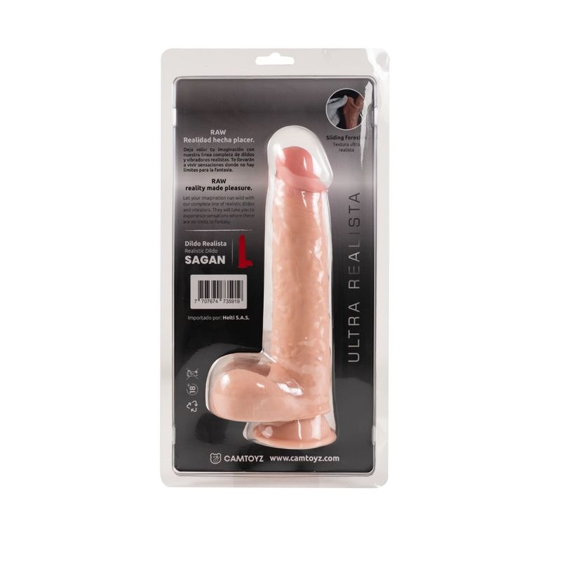 Raw Ultra Realistic Double Layered Dildo Sagan Medium RAW