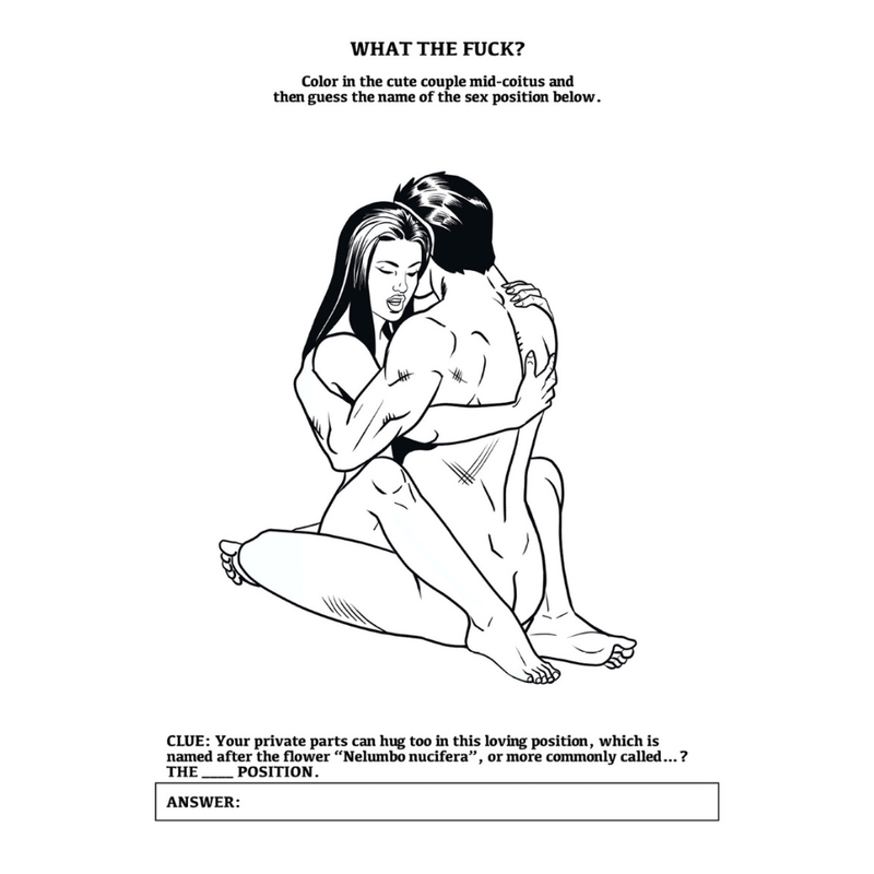 Kama Sutra Colouring Book Wood Rocket
