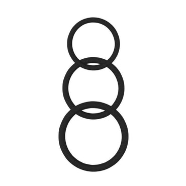 Magnum Force Cock Ring Set Black GK Power