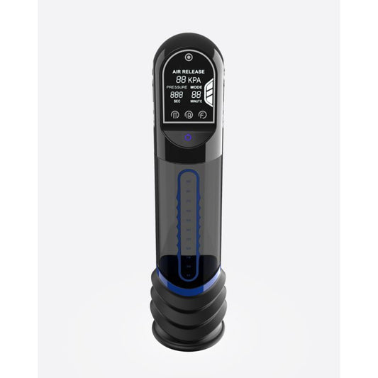 ISP90 Curve Infrared Automatic LCD Penis Pump Blue Peak Performa