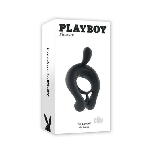 Playboy Pleasure Triple Play Cock Ring  - Club X