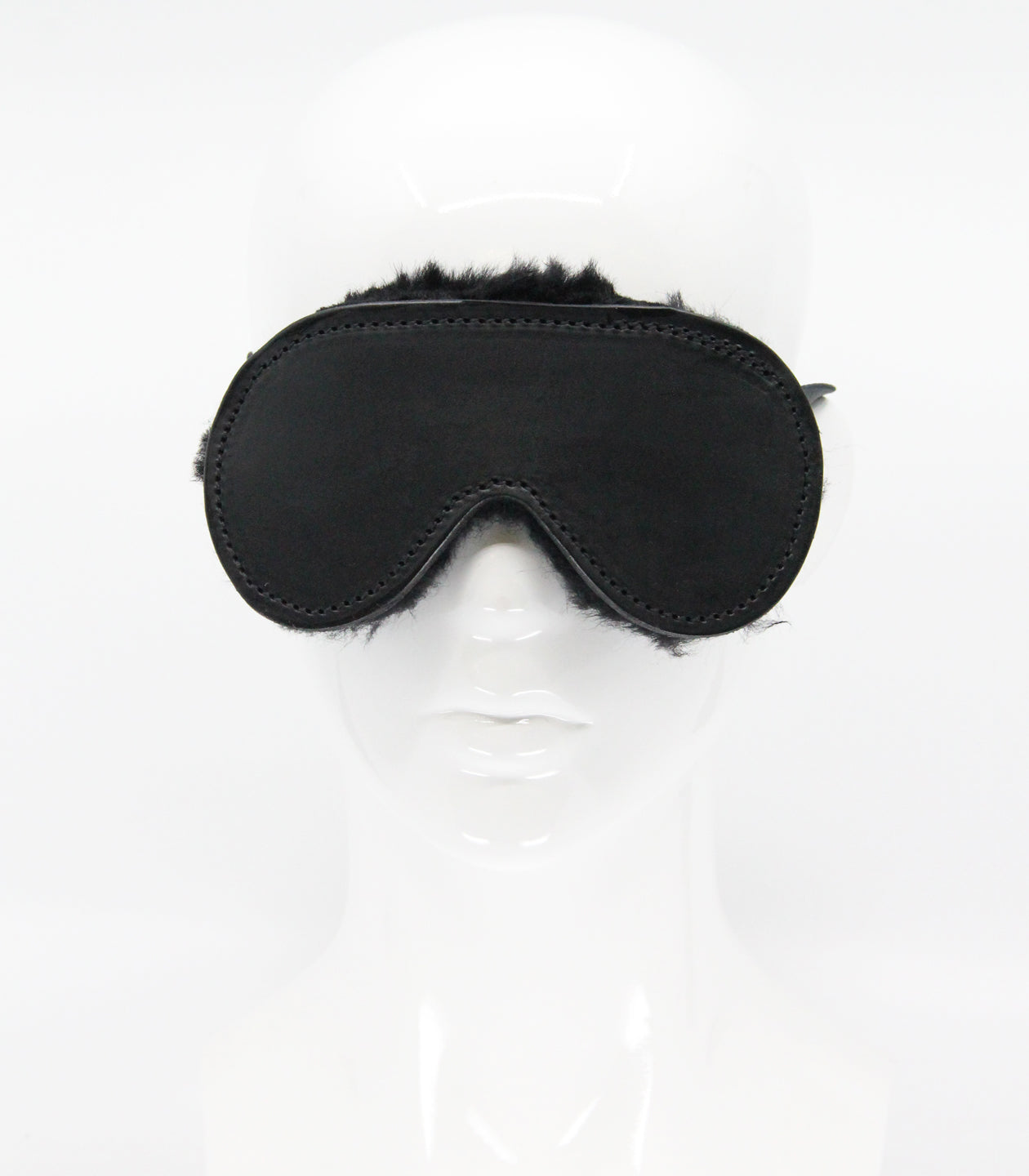 BLI004 Sheepskin Lined Blindfold - Club X