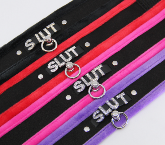 Word Collar Slut - Club X