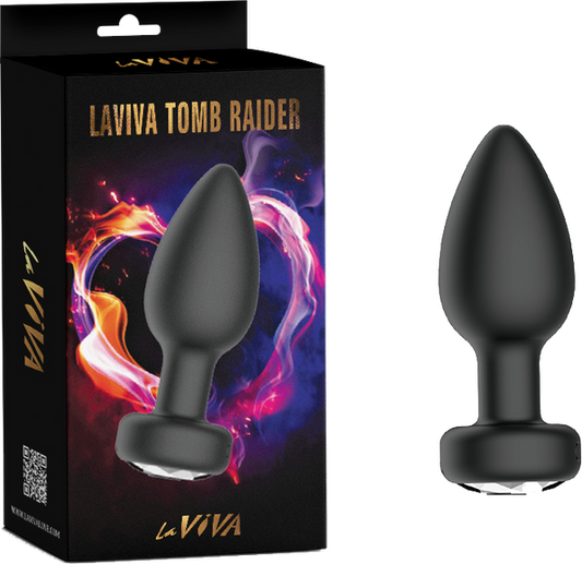 Laviva Tomb Raider App Control Butt Plug - Black  - Club X