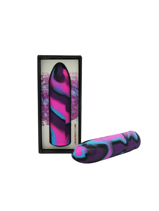 Colourful Camo Tracer Bullet Rechargeable Blue - Club X