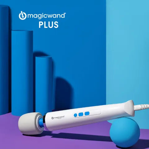 Magic Wand Plus White Mains Powered Massage Wand - Club X