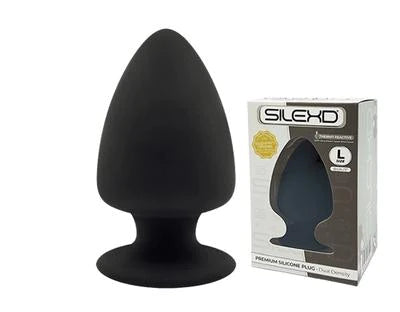 Silexd Anal Plug Model 1 Large Black - Club X