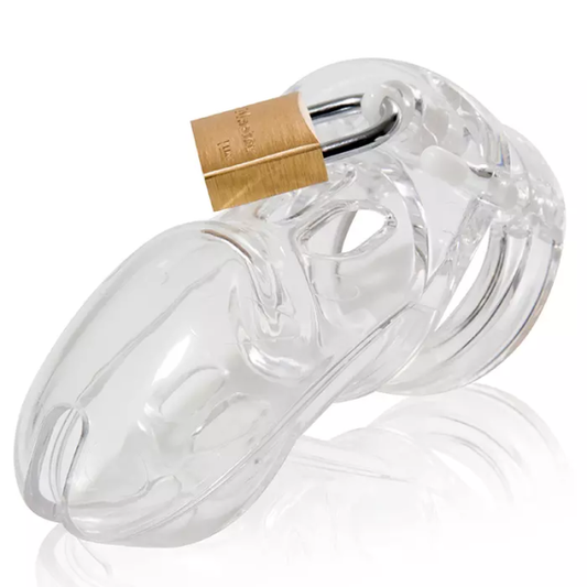 Cb 3000 Clear - Male Chastity Cock Cage Kit  - Club X