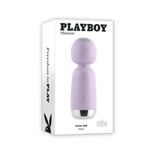 Playboy Pleasure Royal Mini Wand Vibrator - Club X