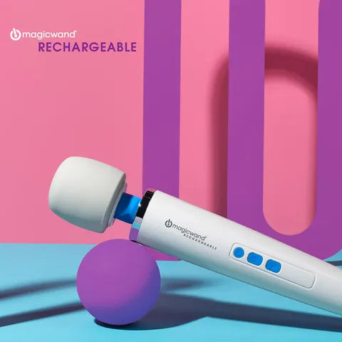 Magic Wand Rechargeable White Massage Wand - Club X
