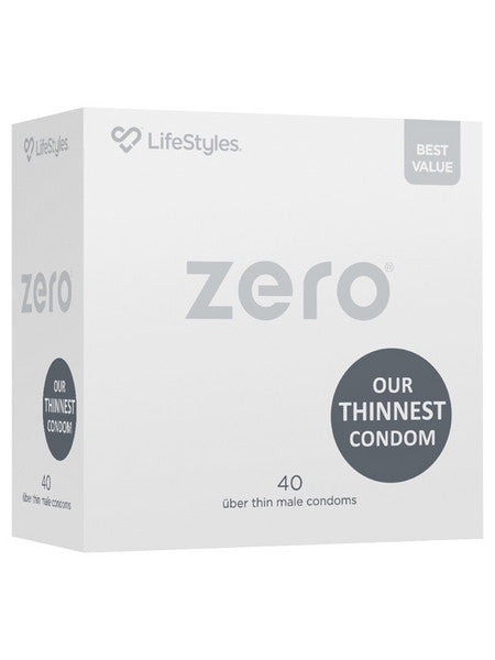 Lifestyles Zero 40s Condoms - Club X