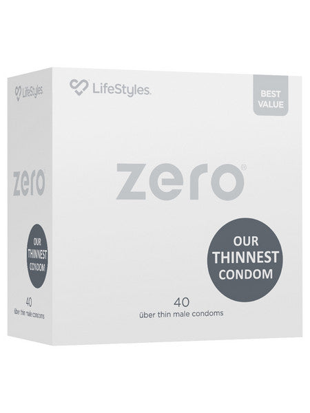 Lifestyles Zero 40S Condoms  - Club X