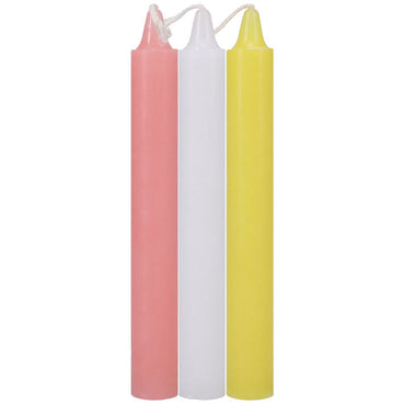 Japanese Drip Candles - Light - Light Coloured 3 Pack Doc Johnson