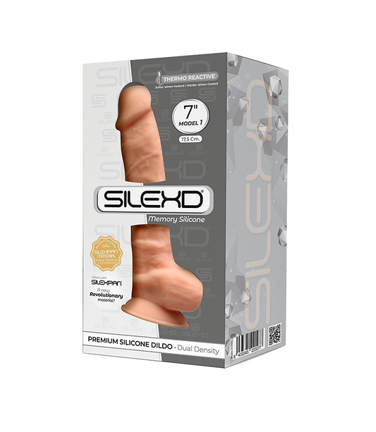 Silexd Model 1 Flesh 7" Dildo - Club X