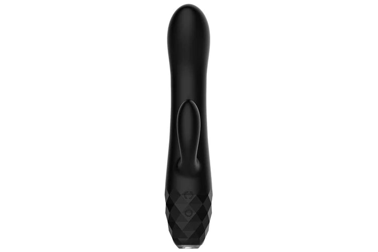 Playful Diamonds The Baroness - Rechargeable Rabbit Vibe Black - Club X