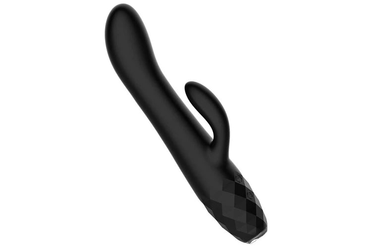 Playful Diamonds The Baroness - Rechargeable Rabbit Vibe Black - Club X