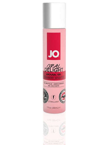 JO Oral Delight Strawberry Arousal Gel 1oz System Jo