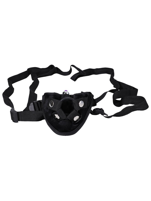 Vibrating Harness - Black Tantus