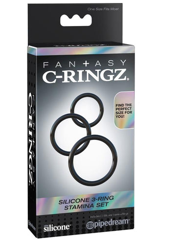 Fantasy C-Ringz Silicone 3-Ring Stamina Set Pipedreams