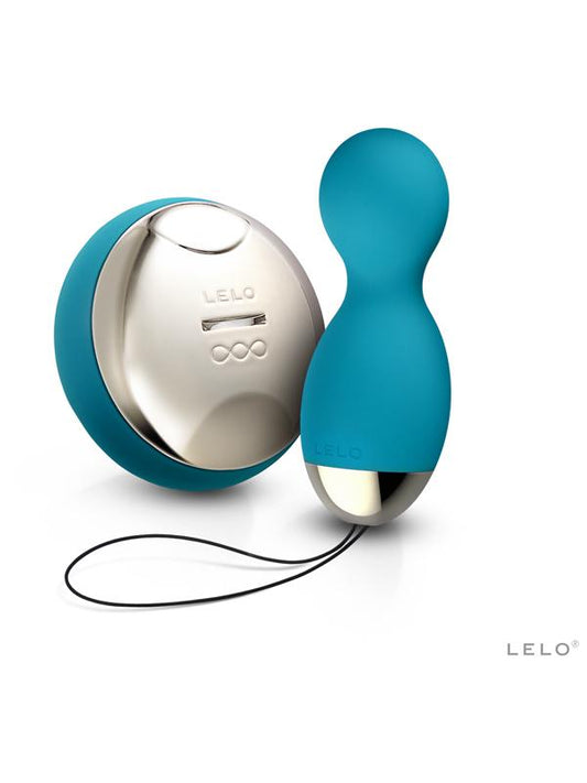 Lelo Hula Beads Vibrator Remote Controlled 8 Stimulation Modes 100% Rechargeable - Ocean Blue Lelo
