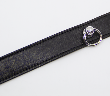 COL011 Lockable Leather Collar - Club X