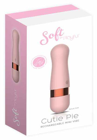 Soft By Playful Cutie Pie Rechargeable Bullet Pink - Club X