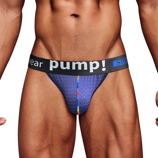 CLUB JOX PUMP PRIDE MP294 BLUE JOCKSTRAP - Club X