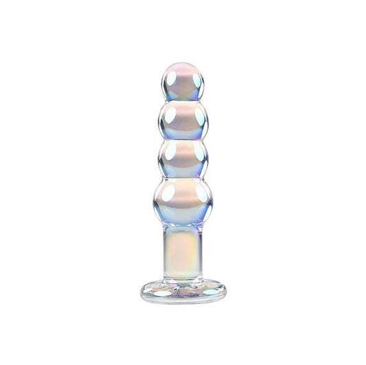 Playboy Pleasure Jewels Beads Glass Butt Plug - Club X