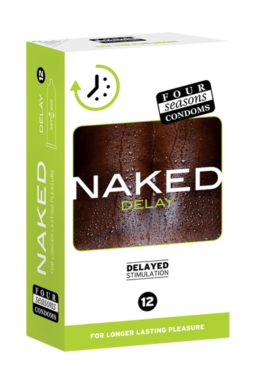 Four Seasons Naked Delay - Ultra Thin Condoms - 12 Pack Four Seasons