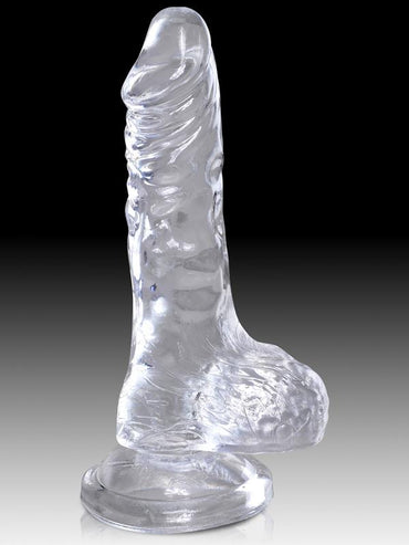 King Cock Clear 7'' Cock with Balls Pipedreams