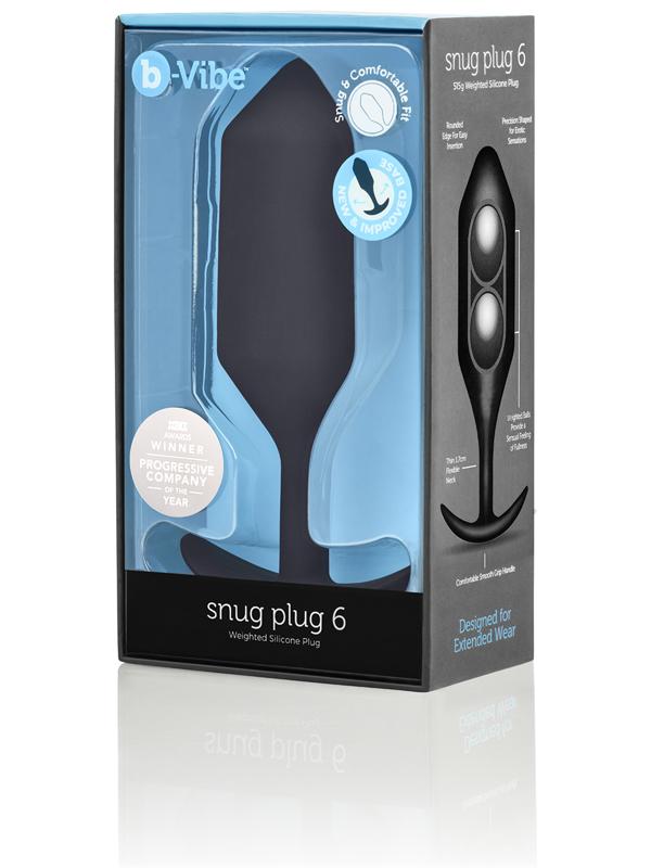 b-Vibe Snug Plug 6 Black B-Vibe
