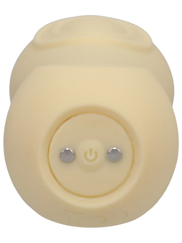 RITUAL Sol Rechargeable Silicone Pulsating Vibe Yellow Doc Johnson