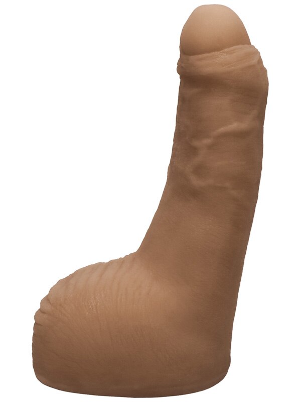 Signature Cocks Leo Vice 6 Inch ULTRASKYN Cock with Removable Vac-U-Lock Suction Cup Caramel Vac U Lock